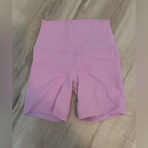 lululemon vita pink align high-rise short 6”